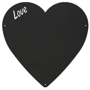 "HEART" Blackboard 33x33 cm CHARCOAL