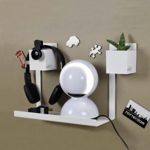 The Note- Magnetic Shelf Unit -White